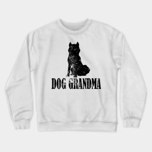 Siberian Husky Dog Grandma Crewneck Sweatshirt